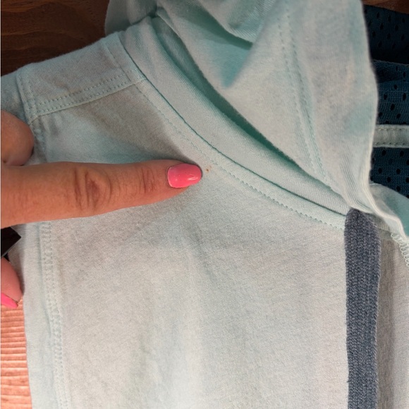 Under Armour Women's Sleeveless Hoodie - Light and Dark Teal - Picture 3 of 8